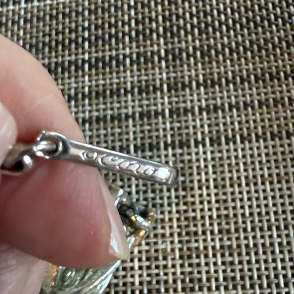 Coro Signed Vintage Cloverleaf Silver Tone Collar Necklace. 1960’s. - Picture 6 of 6